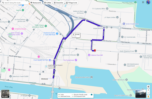 walk route